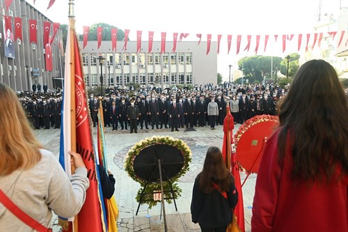 Aydın'da Büyük Önder Gazi Mustafa Kemal Atatürk’ün Ölümünün 83.Yılı Nedeniyle Anma Programı Düzenlendi