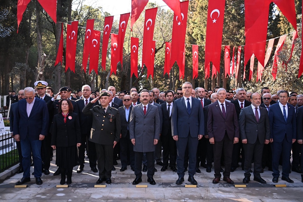 Aydın’da 18 Mart Şehitleri Günü ve Çanakkale Deniz Zaferi'nin 108. Yıldönümü nedeniyle anma programı düzenlendi