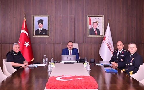 İçişleri Bakanımız Ali Yerlikaya Başkanlığında VKS Toplantısı Gerçekleştirildi